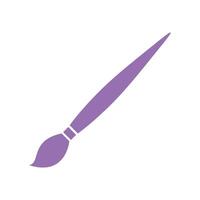 Paintbrush Stationary Icon Vector Template Illustration Design