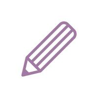 Pencil Icon Vector Template Illustration Trendy Design