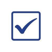 Check mark, Checklist Icon Vector Template Illustration Design