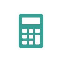 Calculator Icon Trendy Vector Template Illustration Design