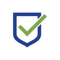 Shield, Check Mark, Check List Icon Vector Template