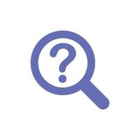 Help Desk Question Mark Icon Vector Symbol illustration design