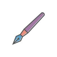 Pen Icon Vector Template illustration design