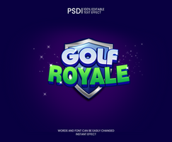 Editable Logo PSD Golf logo, Game Golf Logo, Golf game logo with shield, Best Games Logo's