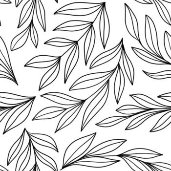 sin costura modelo con ramas vector
