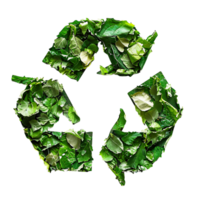 ai gegenereerd Doorzichtig recycling icoon clip art png