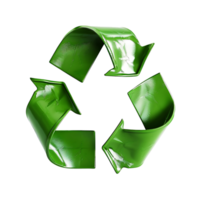 AI generated Eco Friendly Recycle Symbol Isolated Clip Collection png