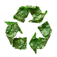 ai generiert Recycling Zeichen isoliert mit Transparenz png