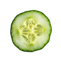 AI generated Refreshing Transparent Cucumber png