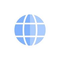 Web Icon World Wide Flat Design Style. Simple Web and Mobile Vector. Perfect Interface Illustration Symbol. vector