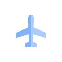 avión modo icono plano diseño estilo. sencillo web y móvil vector. Perfecto interfaz ilustración símbolo. vector