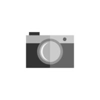 Camera Icon Flat Design Style. Simple Web and Mobile Vector. Perfect Interface Illustration Symbol. vector