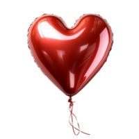 AI generated Love filled Red Balloon Illustrations png