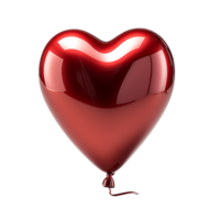 AI generated Heartwarming Red Balloon Bundle png