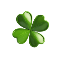 AI generated Lucky Clover on See Through Background png