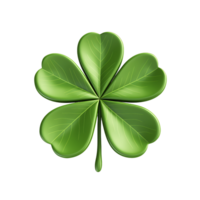 AI generated St. Patrick's Day Clover with Clear Background png