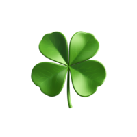 AI generated Meadow of Clear Lucky Clovers Clipart png