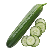 ai generado claro Fresco verde Pepino ilustraciones png