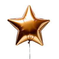 AI generated Glittering Star Balloon Clip Bundle png