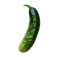 ai gerado fresco pepino em Claro fundo png