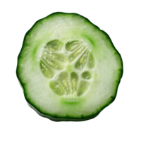 ai gegenereerd transparant groen komkommer png