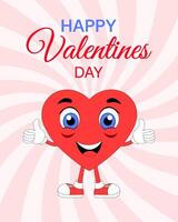 Valentines day design. Design template for flyer, invitation, poster or greeting card vector