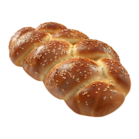 ai genererad transparent flätad pretzel png