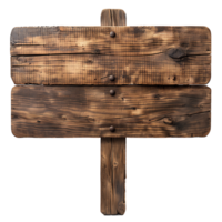 AI generated Weathered Wood Sign Clip Bundle png