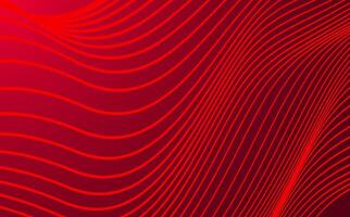 Abstract red line wavy vector background design