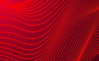 Abstract red line wavy vector background design