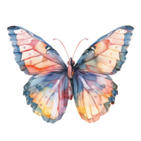 ai gegenereerd etherisch waterverf vlinder clip art png