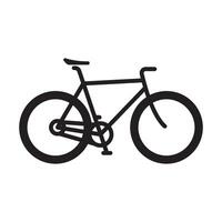 fixie bike icon vector