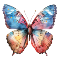 AI generated Subtle Watercolor Butterfly Clipart Design png