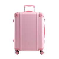 AI generated Transparent 3D Suitcase Detail, Highlighting the Realistic Texture and Form png