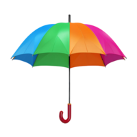 AI generated Cutout Classic Rain Umbrella, Enhancing Design Flexibility png