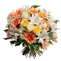 AI generated Blooms Without Distractions, Making It the Central Focus of Your Wedding Graphic png