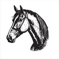 caballo silueta animal logo negro caballos gráfico vector ilustración