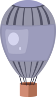 Classic Hot Air Balloons in Neutral Tones png