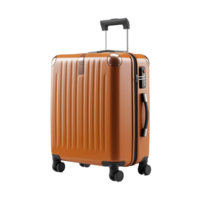 AI generated 3D Luggage on a Blank Canvas, Providing Creative Space for Customization png