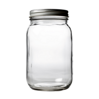 AI generated Jar Transparency on a Clear Background, Seamless Integration Assured png