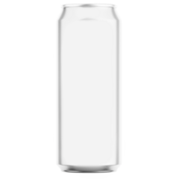 blanco metal lata para cerveza o soda bebida sin antecedentes. modelo para Bosquejo png
