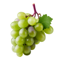 AI generated Green Grape with transparent background PNG. Generative AI png