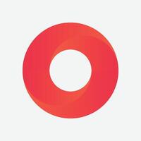 Gradient circle logo vector