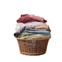 AI generated Towel Basket Clarity Cutout, Ensuring Precise and Well Defined Visual Elements png