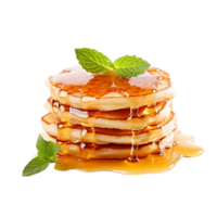 AI generated Syrup Clipping Path for Detailed Customization in Culinary Projects png