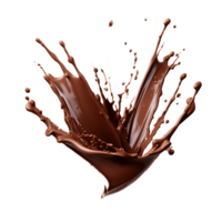 AI generated Chocolate Stream Without Distractions, Making It the Central Focus of Your Graphic png