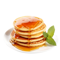 AI generated Clear Background Maple Syrup, Ideal for Varied Culinary Design Contexts png