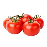 ai generado aislado Fresco tomate, asegurando un jugoso apariencia en culinario diseños png