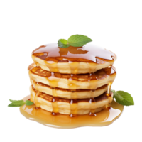 ai gegenereerd geïsoleerd pannenkoek siroop voor heerlijk ontbijt grafiek png