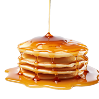 AI generated Pancake Syrup Transparency on a Clear Background, Seamless Integration Assured png